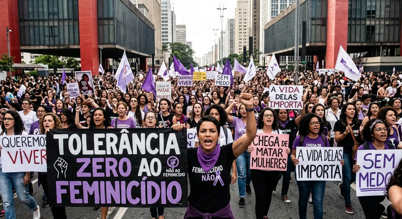 Tolerância zero ao feminicídio: proteger a vida das mulheres é urgente